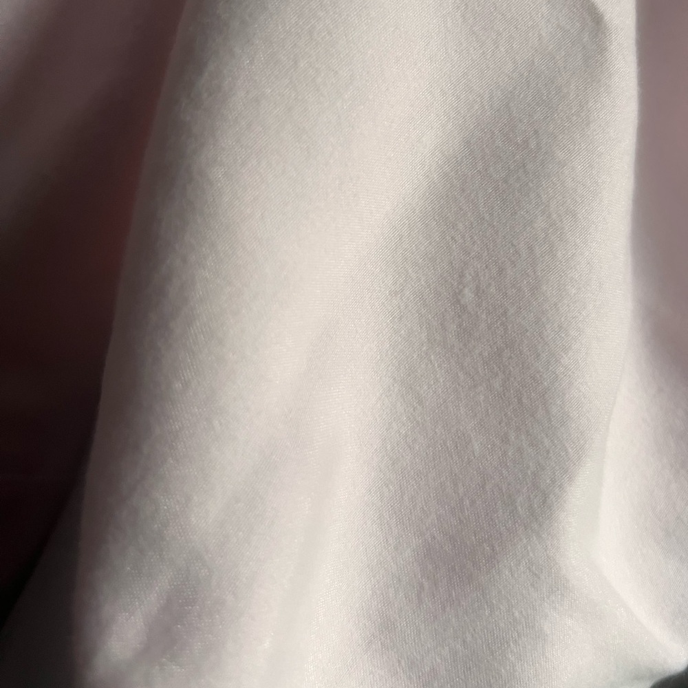 Ashley Taylor Pink Satin Embroidered Nightshirt Top L - Picture 5 of 5